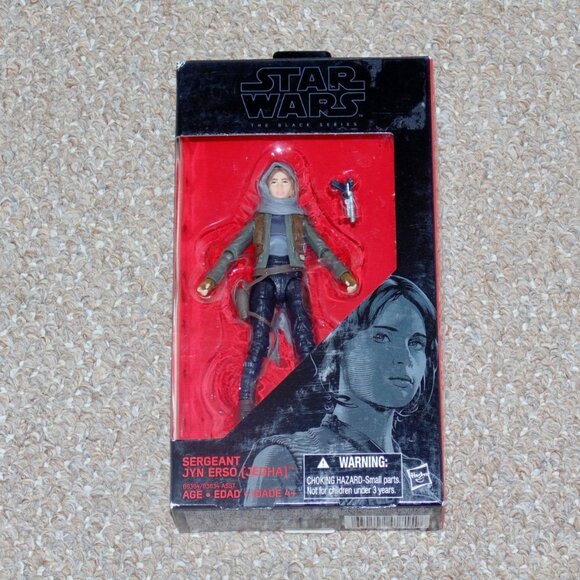 Hasbro Star Wars Rogue One 6" Black Series Sergeant Jyn Erso (Jedha) MIB New - Picture 1 of 9